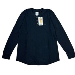 Element Men's Black Long Sleeve Henley